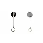 Rexel Key Holder with Key Ring & Nylon Cord - Metal