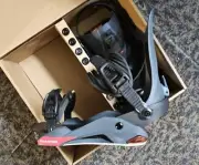 NEW 2025 NITRO PHANTOM SNOWBOARD BINDINGS MEDIUM 7-10.5 MIDNIGHT