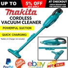 NEW Makita Cordless Vacuum Cleaner Stick Handheld 18V Rechargeable Li-Ion Tool