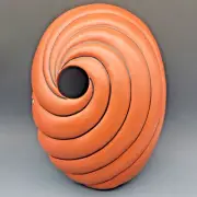 Naruto Akatsuki Tobi Uchiha Mask Helmet Anime Costume Prop Size 9" x 6.5"