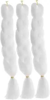 Baluue Pre-stretched Braiding Hair Extensions Short Ponytail Hair Extensions Pcs Set Versatile Timeless Braids Girl's Accessory