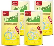 Almased Meal Replacement Shake - Low-Glycemic High Plant Base Protein Powder- Nutritional Weight Health Support Supplement - Original Flavor - 17.6 oz