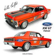 Allan Moffat 1969 FIRST BATHURST XW GT Ford Falcon with Signed Certificate 1:18