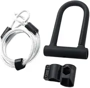 BRIGHTFUFU Bike u Lock Heavy Duty Combination Lock Key u Shackle Theft Protection