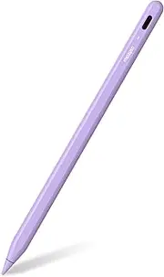 Metapen A8 Stylus Pen Compatible with Apple iPad 2018-2025 for iPad 11 A16/10/9/8/7/6,Pro 3/4/5/6/M4,Air 3/4/5/M2/M3,Mini 5/6,Pencil Quick Charge,Palm Rejection,Tilt Detection (Purple)