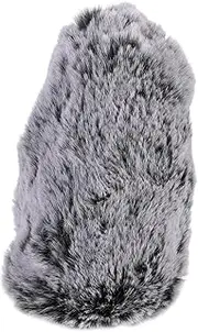 HAMPPLIES 1Pc Artificial Fur Microphone Windshield for Videomic Pro Microphone Cover for Ktv Conferences Dance Balls and News Interviews