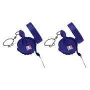 2pc Hookeze Fishing Knot Tying Tool/Quick Knotting Line Large - Blue