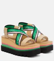 [Stella McCartney] Stella McCartney Sneak-Elyse platform sandals AU 7.5 multicoloured