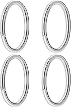 2"(50mm) Metal Round Spring Ring Gate Oval Push Snap Hook O Ring Purse Clasp Webbing Bag Buckle for Handbag Leather
