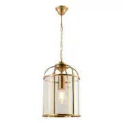 CLOVELLY Ceiling Lantern 1 Light Gold - CLOV1PGLD
