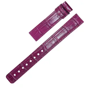 Watchband / SEIKO LUKIA 精工 壓紋牛皮替用錶帶 紫色