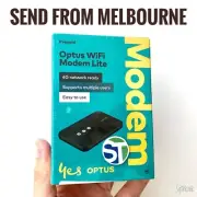 NEW Optus 4G LTE WIFI Modem Lite Broadband Hotspot Modem Pocket Router ZTE MF937
