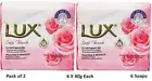 6 X Lux Bar Soap Soft Touch 80g (2 X Pack of 3)