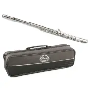 Sterling Silver Plated Flute with Case, Legacy FL750 Series II, Closeout NOS