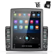 Android Double Din GPS Navigation Car Stereo, 9.7'' Vertical Touch Screen 2.5...