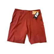 Quiksilver Men OR Union Heather Amphibian 20" Walking Shorts Marsala Size 29