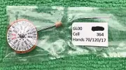 Genuine Miyota GL00 Quartz Watch Movement With Stem, 3 Hands, Day/Date 3 NOS