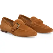 LK Bennett Austin Oloid Buckle Loafer in Tan at Nordstrom, Size 7Us