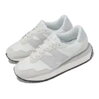 在飛比找PChome24h購物優惠-New Balance 紐巴倫 休閒鞋 237 女鞋 白 灰