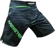 [Meister] Elite Flex Fighter Board Shorts for MMA Training and Gym Workouts