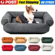Dog Sofa Bed Cushion Dog Kennel Bed Lounger Soft Warming Pet Deep Sleep Large