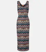 [Missoni] Missoni Lamé tank top UK 12 multicoloured