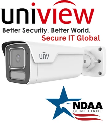 UNV 4MP OwlView NDAA Audio Uniview IP Network BulletSecurity Surveillance Camera