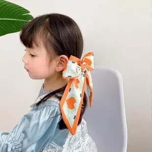 兒童韓國絲巾女孩復古可愛發帶