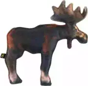 Pet Toys, Durable Dog Toys for Tug and Fetch, Moose Fabric Squeaker Toy