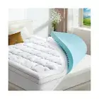 Choc Chick Twin XL Mattress Topper, 3.5 Inch Cooling Pillow Top & Egg Crate M...
