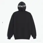 ［BALENCIAGA巴黎世家］頭後LOGO帽T