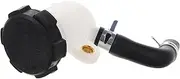 COMPUKAS Fluid Brake Reservoir Bottle for Motorcycle Master Cylinder Durable Oil Cup with Tube for Foot Brake System for Off Road Bikes and Atv Accessories