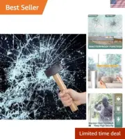 8 Mil Shatterproof Security Window Film: UV Protection & Easy Static Cling