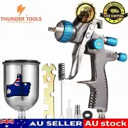 Thunder Tools LVLP Gravity Feed Air Spray Gun Mini Paint Spraying Gun Kit 1.3mm