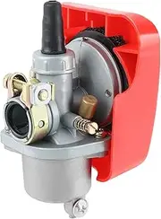 MOTOALL New Bike Engine Carburetor for 2 Stroke 80cc 66cc 60cc 50cc 49cc Bicycle Motorized Engine Set, Red