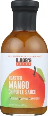 Bronco Bob's Roasted Mango Chipotle Sauce, 15.5 OZ ( Pack of 6)