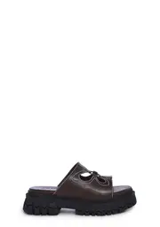 [dELiA*s by Dolls Kill] Feeling Good Platform Slides - Brown
