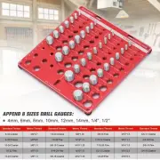 Nut & Bolt 34 Thread Checker Bolt And Nut Identifier Gauge Standard And Metric