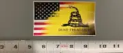 Don’t Tread On Me Sticker/ Window Decal/ Made for American hard workers