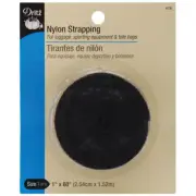 Dritz 478 Nylon Strapping 1"X60"-Black