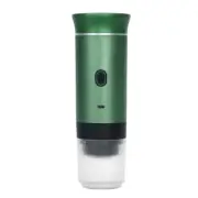NNEDSZ Green Portable Espresso Coffee Machine - Universal 3-in-1 Capsule, Coffee