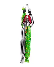 Northlight Animated Shaking Clown with Sound Hanging Halloween Decoration