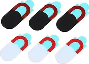 Happyyami 6Pcs Webcam Privacy Cover Camera Slide Covers for Laptop Tablet Phone Durable Material Easy to Install Protect Your Privacy and Security