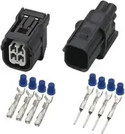 Xiaojiang Store 10 Sets 4 Pin Car Modified Connector O/y-gen Sensor Socket with Terminal DJ7042A-1.2-11/21 4P Connector