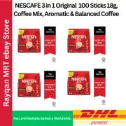 Unlock Non-Stop Coffee Bliss: NESCAFE 3-in-1 Original (100 Sticks)