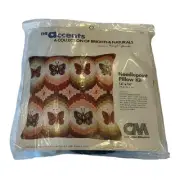 Columbia Minerva Needlepoint Kit BUTTERFLY BARGELLO PILLOW #2030 Accents 1980 US