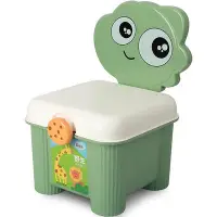 在飛比找Yahoo!奇摩拍賣優惠-收納椅收納箱仿真動物模型玩具家具收納盒卡通造型儲物箱塑料