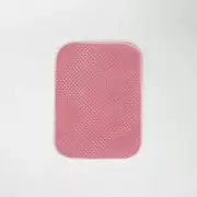 Mesh Dish Scrubber - Double-Layer with Micro Bubbles 3 PCS (Pink/10 IN x 8 IN)