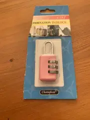 Pink Combination padlock New Acc328