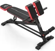 FLYBIRD Adjustable Bench, Utility Weight Bench for Full Body Workout- Multi-Pur